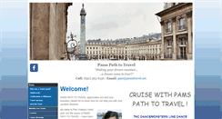 Desktop Screenshot of pamstravel.net
